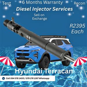 Terracan diesel injectors 