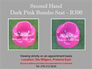 Second Hand Dark Pink Bumbo Seat