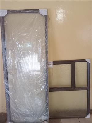  New Aluminium sliding door and Bathroom window