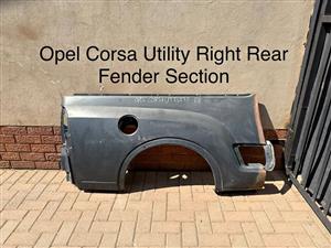 Opel Corsa Utility Right Rear Fender Section