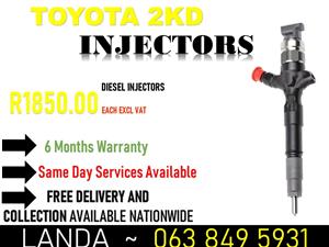 TOYOTA 2KD INJECTORS 