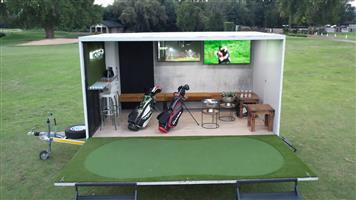 Mobile Golf Stage Trailer 2024