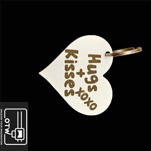 Hugs and Kisses Keyring