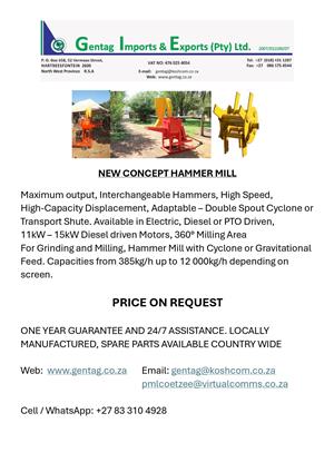 Maxi Cyclone Hammer Mill