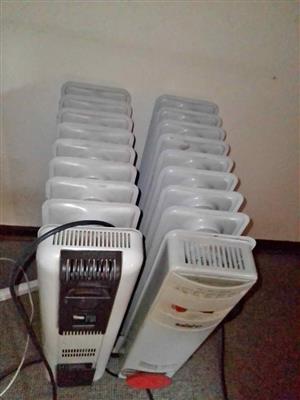 Oil heaters x 2