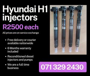 HYUNDAI H1 INJECTORS FOR SALE WITH WARRANTY 