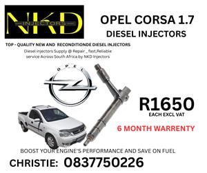 OPEL CORSA 1.7 DIESEL INJECTORS FOR SALE