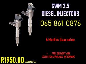 GWM 2.5 DIESEL INJECTORS FOR SALE OR RECONDITIONING
