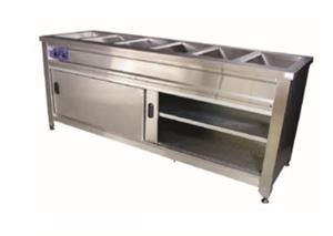 3 DIVISION BAIN MARIE (FLOOR MODEL) WITH DOORS- 1110x700x900mm-3DBMFMWD	
