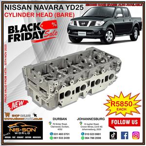 NISSAN NAVARA YD25 CYLINDER HEAD (BARE)