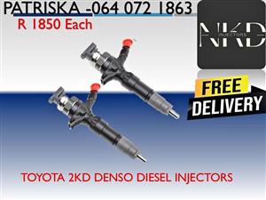 TOYOTA 1KD & 2KD DIESEL INJCTORS FOR SALE