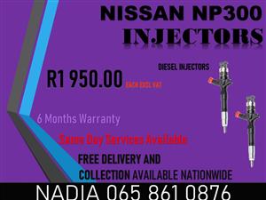 NISSAN NP300 DIESEL INJECTORS AVAILABLE