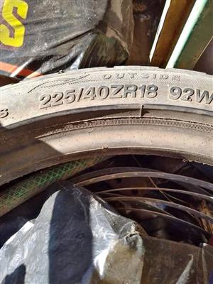 225/40/18 inch tyres