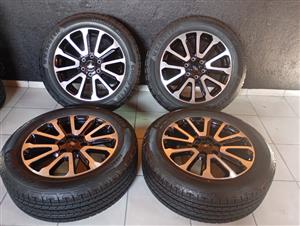 20" Original set of Ford rims with new Goodyear wrangler tyres available now