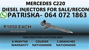 MERCEDES C220 INJECTORS FOR SALE-TESTED WITH REPORTS