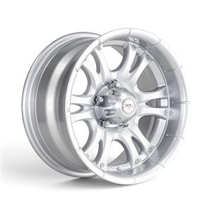 15″ A-Line Fear 6×139 Arctic Silver Alloy Wheels