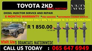 TOYOTA D4D DIESEL INJECTORS