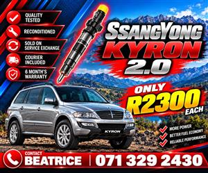 SSANGYONG KYRON 2.0 INJECTORS FOR SALE WITH WARRANTY 