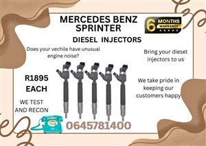 Mercedes Benz Sprinter diesel injectors