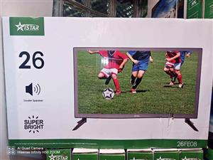 26" HD LED TV,  New with warranty and FREE DELIVERY