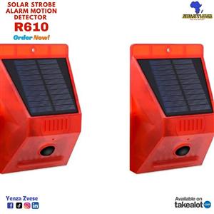 Combo (Pack of 2) Solar Alarm with motion detector feature