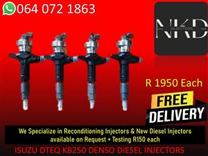 ISUZU DTEQ KB250 DIESEL INJECTORS FOR SALE