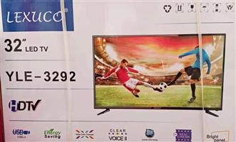 32" HD LED TV, NEW WITH WARRANTY AND FREE DELIVERY