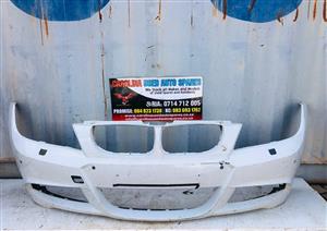 BMW E90 E91 3 series M-sport front bumper with pdc and washer holes (2008-2010)