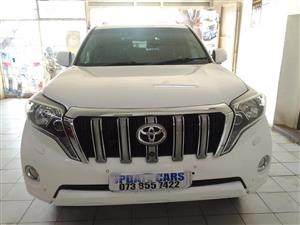 2014 TOYOTA LAND CRUISER PRODO 3.0VX 4X4   DIESEL AUTOMATIC  WHITE LEATHER INTERIOR FULL SERVICE HIST