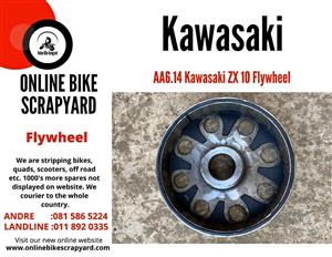 Kawasaki ZX 10 flywheel.  Online bike Scrapyard new and secondhand spares and accessories and worksh