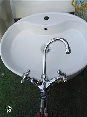 Basins with mixers 