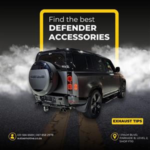 LAND ROVER DEFENDER EXHAUST TIPS