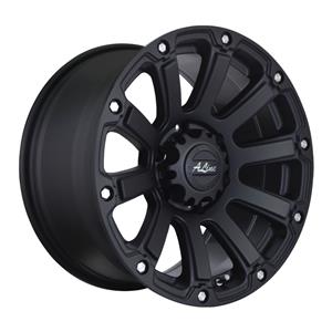 16″ A-Line Destroyer 6/139 Satin Black Alloy Wheels