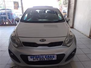 2012 Kia Rio 1.4 TEC hatchback Manual, Petrol, Silver, leather interior, sunroof, reverse sen