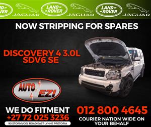 DISCOVERY 4 3.0L SDV6 SE NOW STRIPPING FOR SPARES | AUTO EZI 