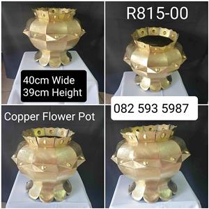 Copper Flower Pot