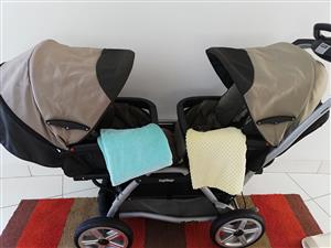 second hand twin prams for sale