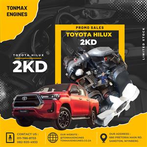 Toyota Hilux 2KD Engine for Sale