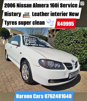  2006 Nissan Almera 160i service history Spare keys