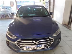 2019 HYUNDAI ELANTRA 1.6GLS  AUTOMATIC BLUE  COLOR  71000KM, LEATHER INTERIOR