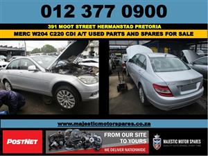 Silver Mercedes Benz C220 cdi w204 spares for sale