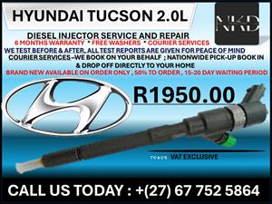 Hyundai Tuson 2.0L Diesel Injectors 