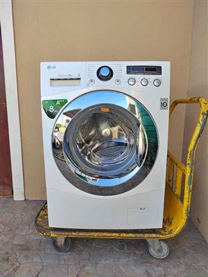 LG 8KG WASHING MACHINE DIRECT DRIVE PERFECT WORKING CONDITION FOR SALE