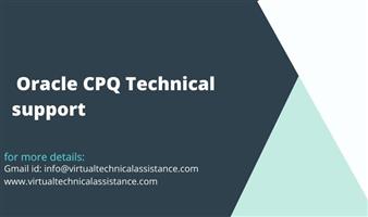 Oracle CPQ Technical support