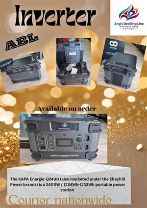 2400W Inverters for sale Available on order only Payment confirms your order Courier nationwide