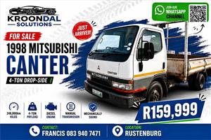 1998 Mitsubishi Canter 4 ton drop side truck