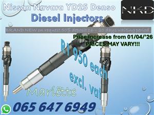 Diesel Injectors Nissan Navara YD25