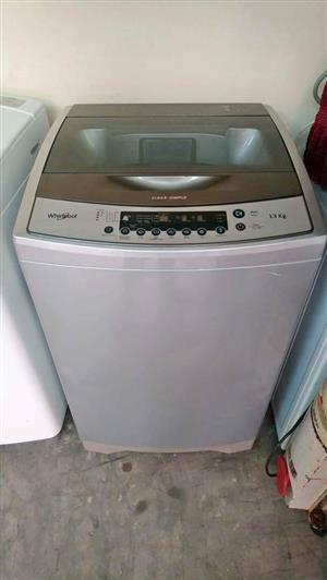 WHIRPOOL 13KG TOPLOADER WASHING WORKING ORDER DELIVERY CAN BE ARRANGED