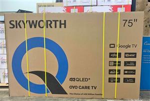 Skyworth 75 inch google smart TV  Payment confirms your Order Contact me for price