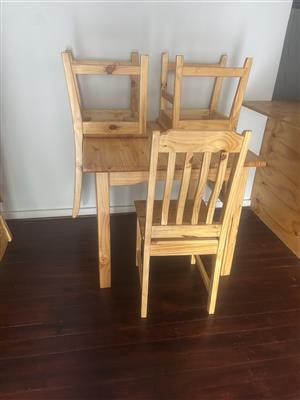 Dining table set